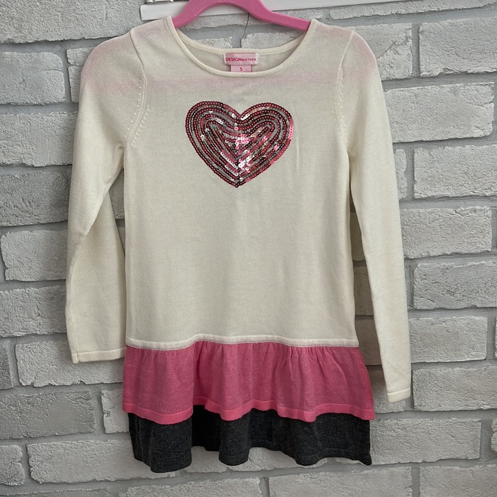 $12 bundle NWOT Design history heart dress size 5